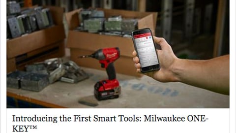 Home Depot Milwaukee One-Key Facebook Update